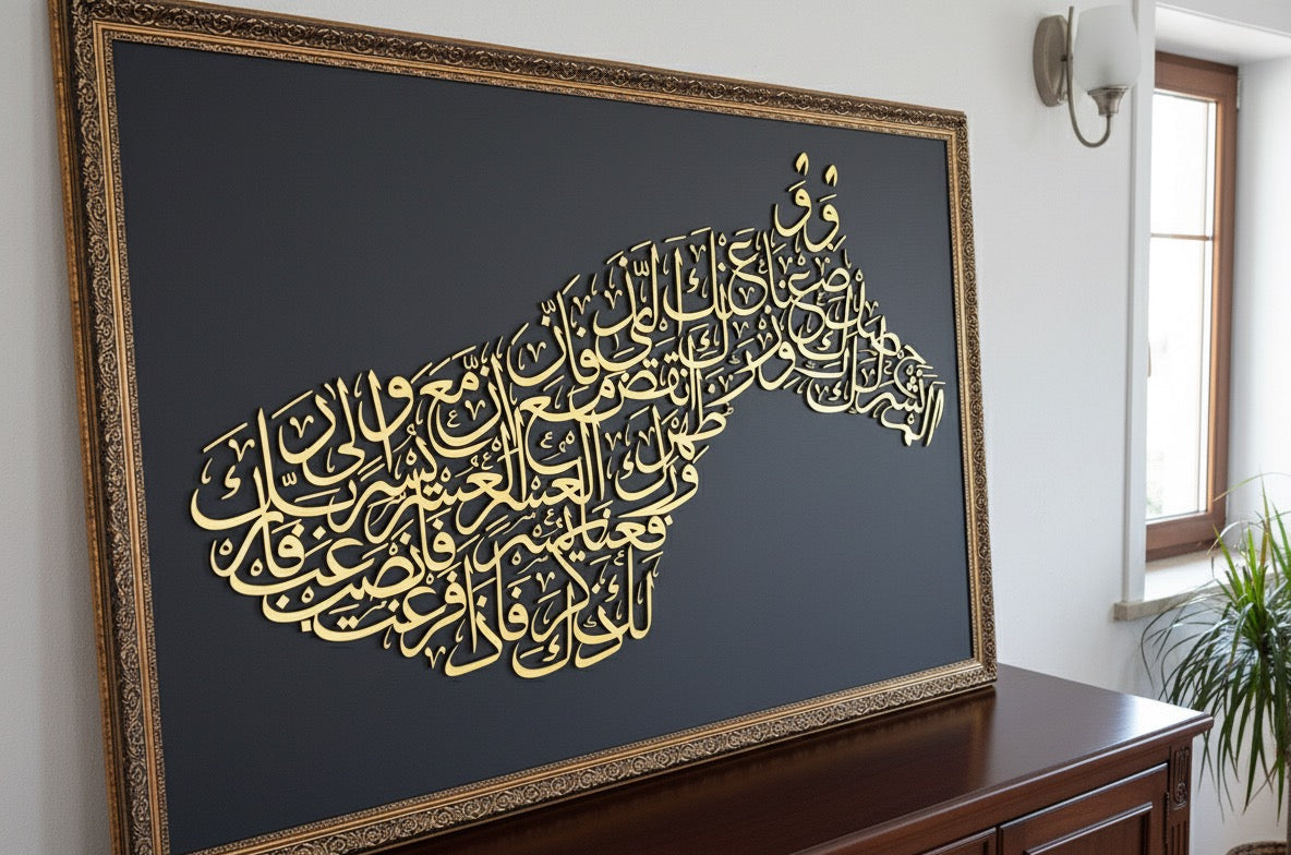 At silüetli İnşirah Suresi