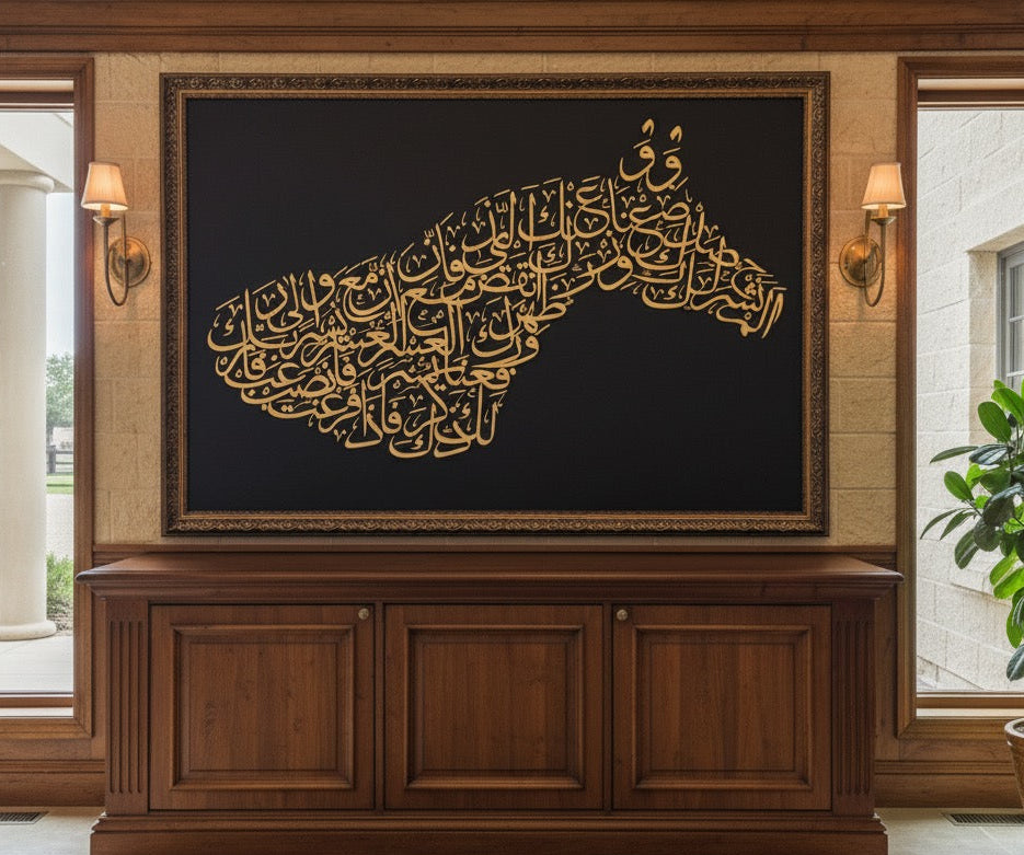 At silüetli İnşirah Suresi